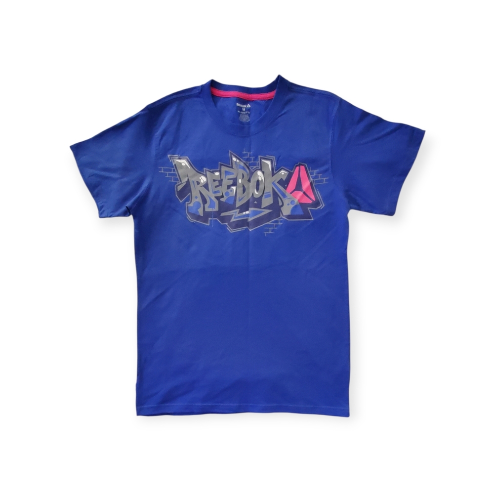 Reebok Kids Blue Graphic T-Shirt